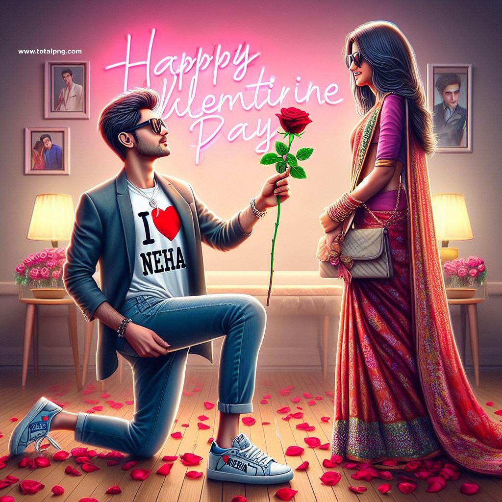 Valentine Day AI Image How we can make it.